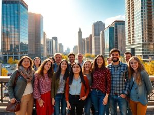 BusinessZone 9 Oameni de afaceri români inovatori, clădiri moderne, creștere economică.